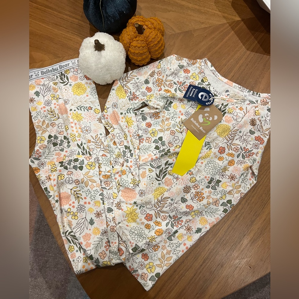 Bells & Bear Floral Kids Pajama Set - Multicolor
